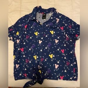 HerUniverse Mickey Balloon Tie Shirt